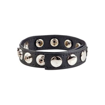 Colt Leather Cockstrap Met 8 Drukknopen