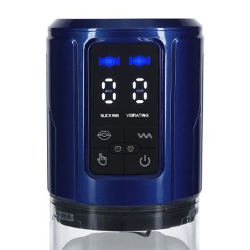 UltraLift Automatische Waterproof Masturbator Penispomp - Blauw