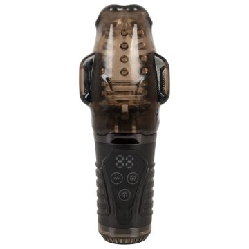 Zuigende Masturbator Met Dual Vibratie