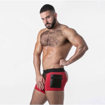 Locker Gear Punch Hole Short Chaps - Rood