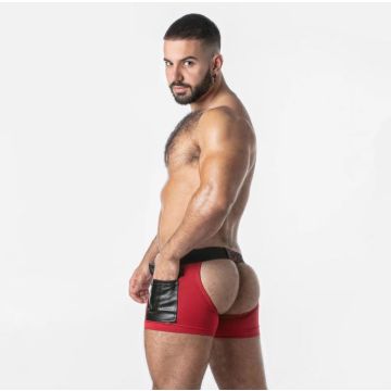 Locker Gear Punch Hole Short Chaps - Rood