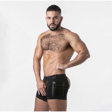 Locker Gear Punch Hole Short Chaps - Zwart
