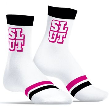 SneakXX Sneaker Sokken University SLUT - Wit