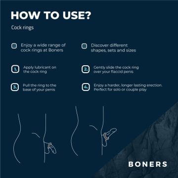 Boners 3-Delige Cockring Set