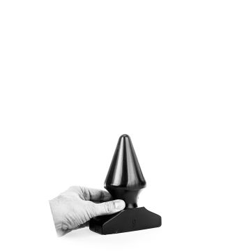 All Black AB79 Buttplug Zwart - 17 cm