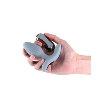 Vibrerende en Roterende Buttplug Summit - Grijs
