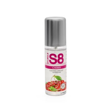 Glijmiddel op Waterbasis Stimul8 - Kers - 125 ml
