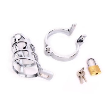 Kiotos Chastity Cage RVS - 9.5 cm