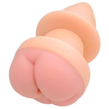 Buttplug en Penisverlenger 2 in 1 - Nature Skin