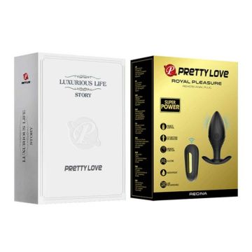 Luxe Vibrerende Buttplug met Afstandsbediening Regina*