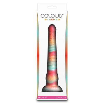 Stacked Dildo 23 cm - Rood/Goud