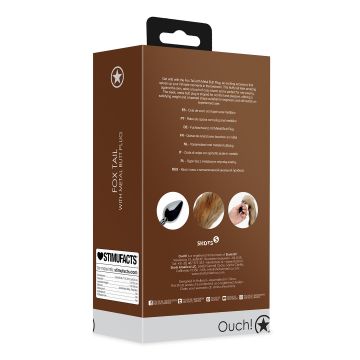 Metalen Buttplug Met Vossenstaart - Bruin