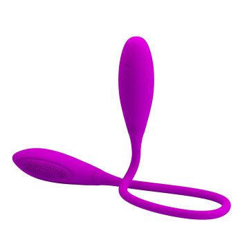 Dubbele Vibrator met stimulerende noppen Snake Vibe