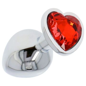 Buttplug met Hartvormige Basis - Medium*