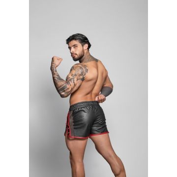 Dale Mas Biker Synthetische Short - Zwart/Rood