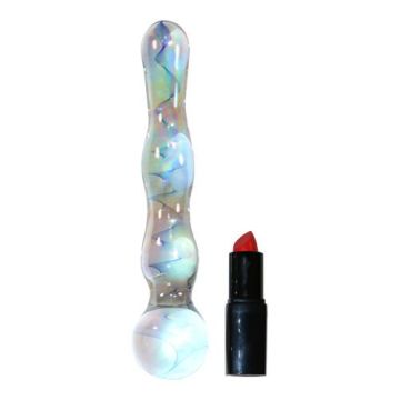 Icicles No. 8 Dildo Transparant met Kleuren