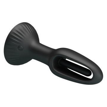 Pretty Love Anale Vibrator Wiggling Hubert - Zwart