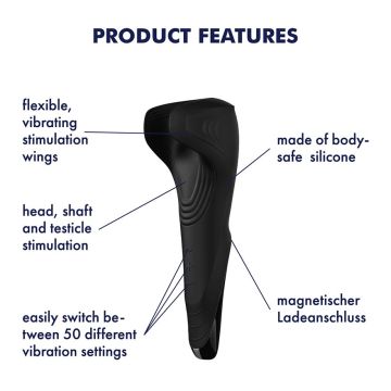 Satisfyer - Men Wand - Zwart