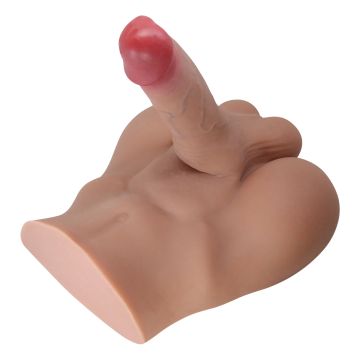 Crazy Bull Masturbator met Dildo Rhyne - Lichte Huidskleur