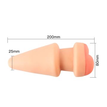Kiotos Masturbator Buttplug Ass 2-in-1 - 20 cm