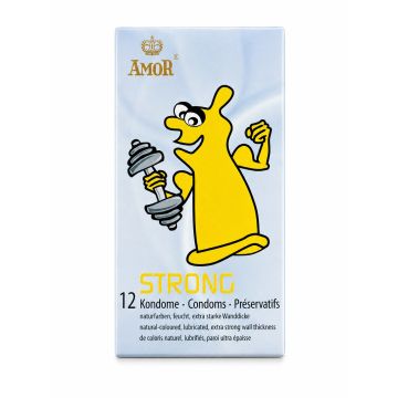 12 Amor Condooms strong - houdbaarheid tm 11 2026
