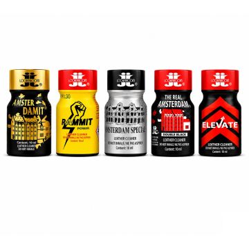 The Five Poppers Pack - 5 x 10 ml
