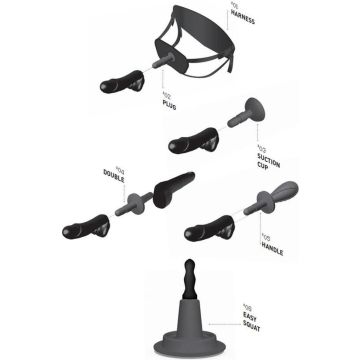 Buttplug XL Egg - Black - 21,5 cm 
