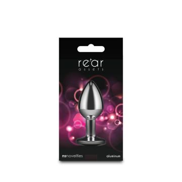 NS Novelties Buttplug met Diamant Rear Assets Small - Roze