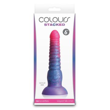 Stacked Dildo 16 cm - Roze/Blauw
