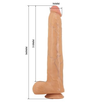 Super Grote Realistische Dildo Pretty Love  Ansel - 36 cm
