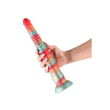 Stacked Dildo 30.6 cm - Rood/Goud