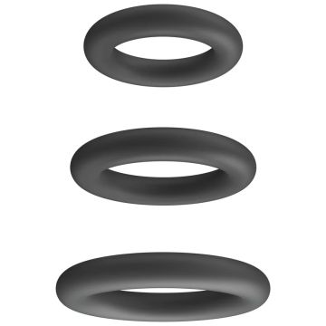 Playhouse Cockring Set 3 Stuks - Grijs