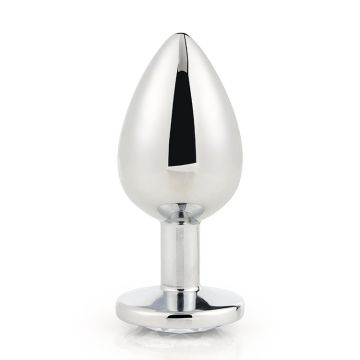 Zilveren Buttplug Gleaming - L*