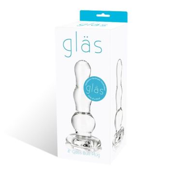 Transparante en Glazen Buttplug - 11 CM