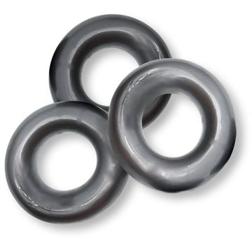 Oxballs Fat Willy 3-pack Cockringen - Grijs