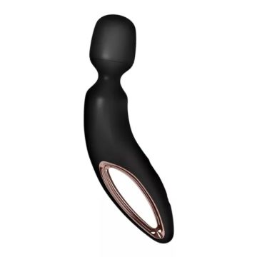 Satisfyer Wand-erland Vibrator - Zwart/Rose Gold