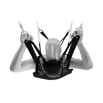 Sexswing Deluxe - Leren Sex Sling