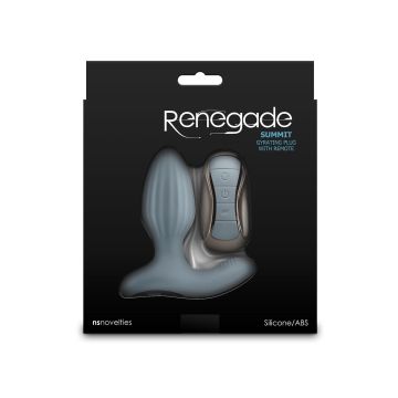Vibrerende en Roterende Buttplug Summit - Grijs