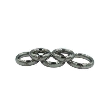 Mister B Heavy Donut Cockring Stainless Steel - Zilver
