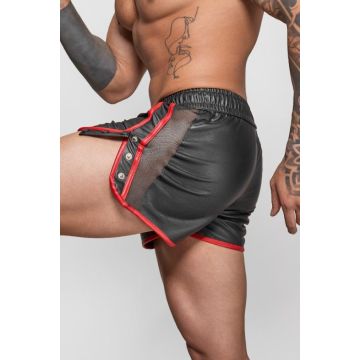 Dale Mas Biker Synthetische Short - Zwart/Rood