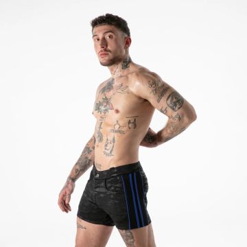 Locker Gear Full Military Access Short - Zwart/Blauw