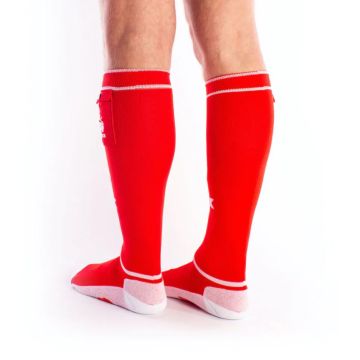 BRUTUS Fuck Partysokken - Rood/Wit