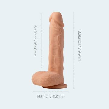 Stuwende Realistische Vibrator HoneyPlayBox Kenzo - 22 cm