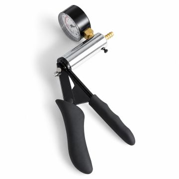 Brutus Penispomp Set Met Handpomp en Cilinder - 23 x 6,4 cm