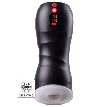 Hidden Desire Vibrerende Masturbator Twin Turbo - Zwart
