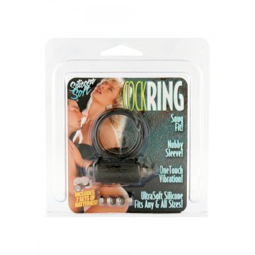 Mini Vibrerende Cockring - Zwart