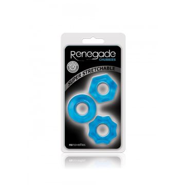 Cockring Set Chubbies - Blauw