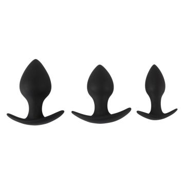 3-Delige Anaal Trainer Set - Zwart*