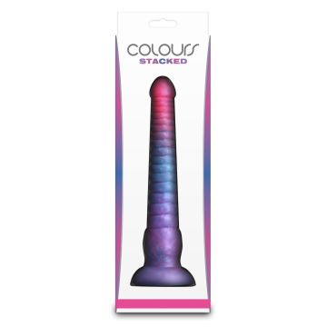Stacked Dildo 23 cm - Roze/Blauw