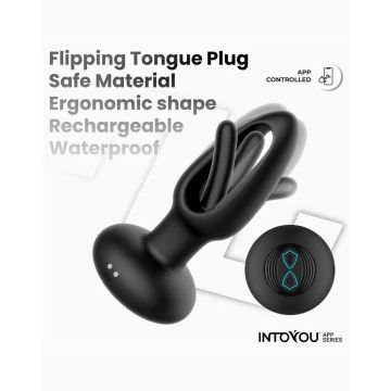 Buttplug met bewegende tong IY - Zack
